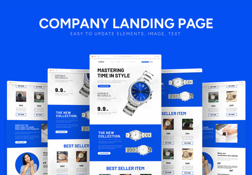 Smart Watch Landing Page