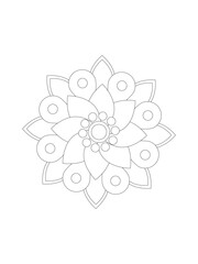 Flower coloring pages for kides