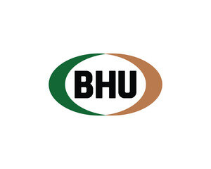 BHU Logo design vector template. BHU
