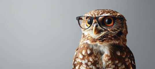 Owl Wearing Glasses