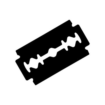 recommend clip art: Razor blade icon. Razor blade. Shaving attribute.