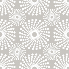 Seamless pattern with polka dot circles vector artistic print for textile paper decor wallpaper background endless creative art	