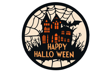 Halloween sign vector 