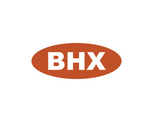 BHX Logo design vector template. BHX