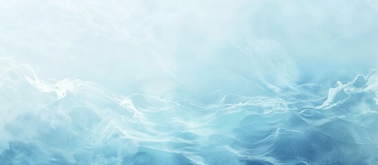 Fototapeta premium Abstract Blue and White Swirling Waves