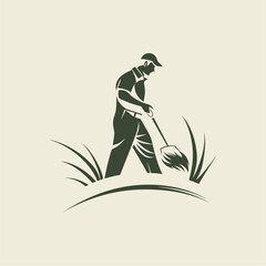 Gardener Vector Logo | Simple and Minimalist Design