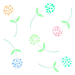 Abstract drawing of berries. For the cover, invitation, banner, brochure, poster, postcard, flyer. Illustration.