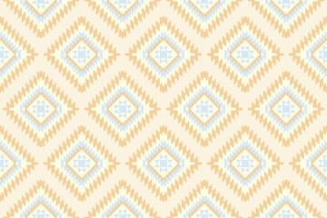 Navajo tribal vector seamless pattern. Native American ornament. Ethnic South Western decor style. Boho geometric ornament. Vector seamless pattern. Mexican blanket, rug. Woven carpet illustrat