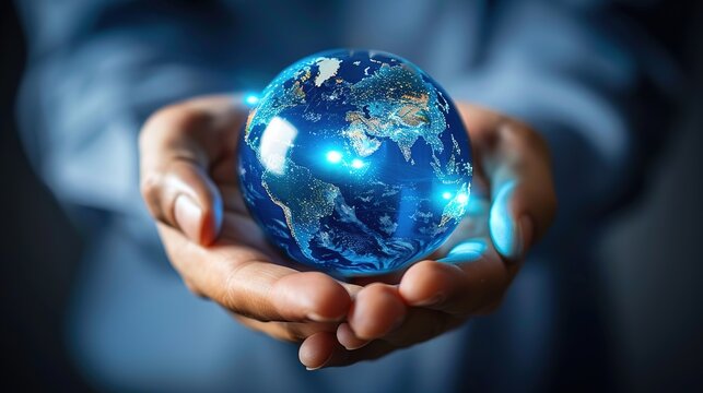 Stunning Internet Concept Picture of Global Business: A Dynamic Vision of Worldwide Connectivity. Showcasing the Power and Reach of Digital Commerce.