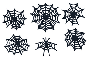 Halloween Spider Web vector art