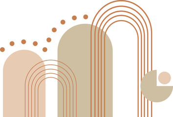 Boho Abstract Arch Shape