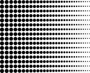 abstract black and white design with dots