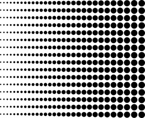 black and white dots
