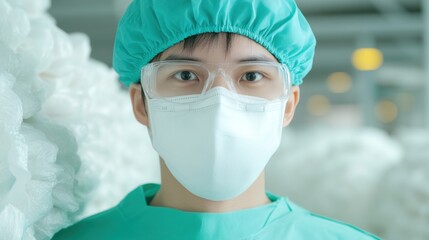 Quality Control Specialist in Industrial Plastic Production Facility Ensuring High Standards and Safety