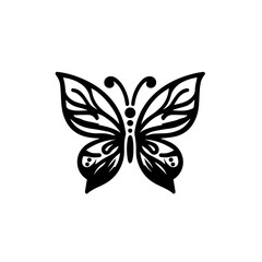 Butterfly icon vector.