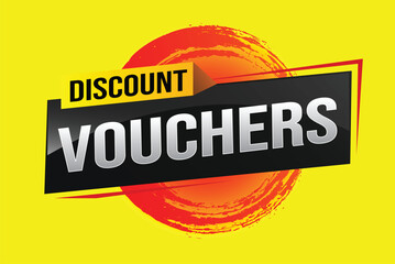 discount voucher vouchers special offer poster banner graphic design icon logo sign symbol social media website coupon advertising store shop online, website, landing page

