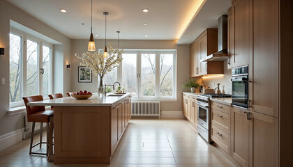 modern kitchen interior
