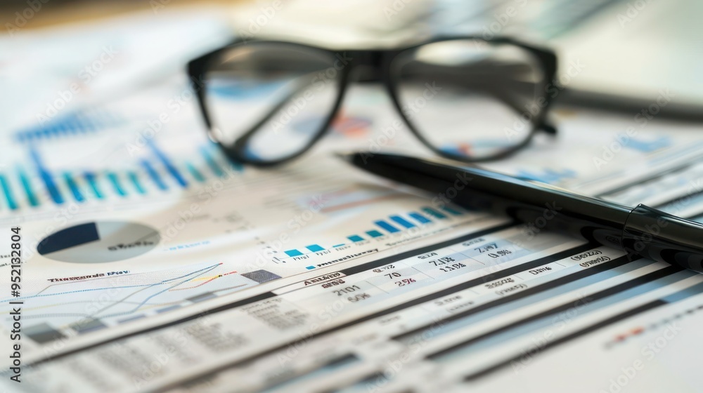 Poster close-up of a professional consulting report with detailed analysis and recommendations.