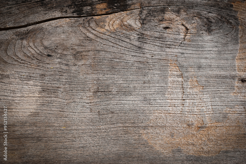 Poster dirty brown old wood texture, timber plank background