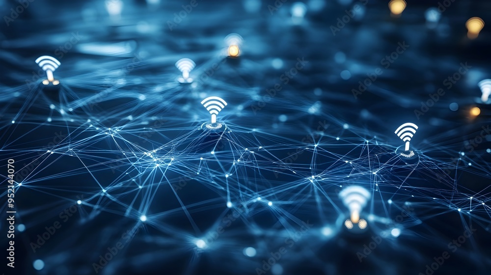 Poster wireless access points seamlessly integrated into a state of the art data center networking infrastr