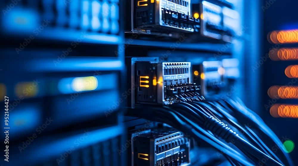 Poster redundant networking equipment and hardware vital for maintaining consistent high performance data c
