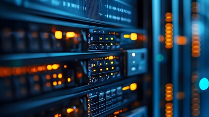 Secure data encryption hardware and servers installed in a modern data center facility