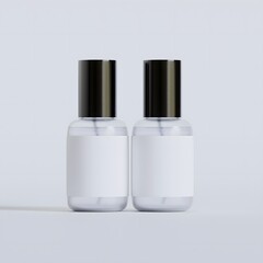 Moisturizing Packaging Makeup, realistic 3D rendering bottle pack