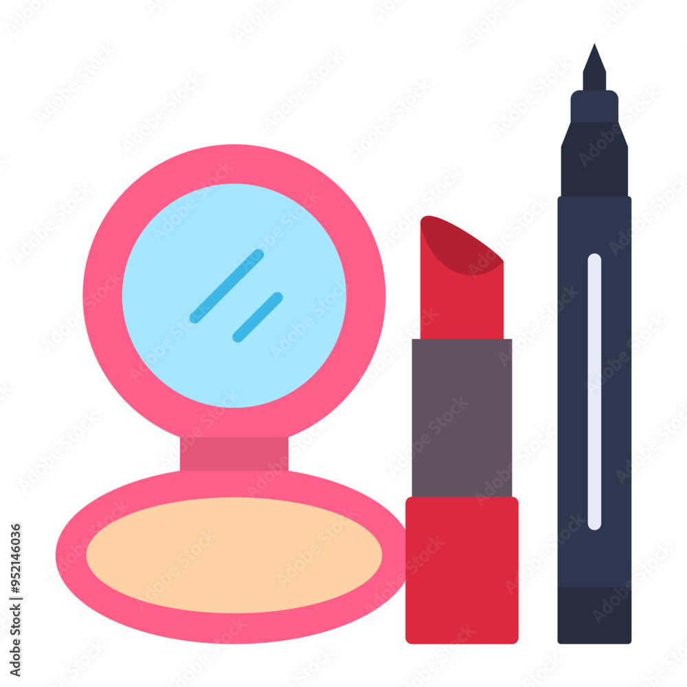 Sticker make up icon