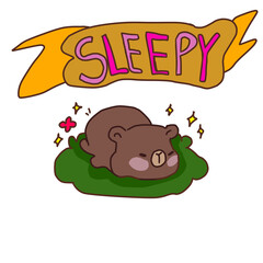 Sleepy bear 