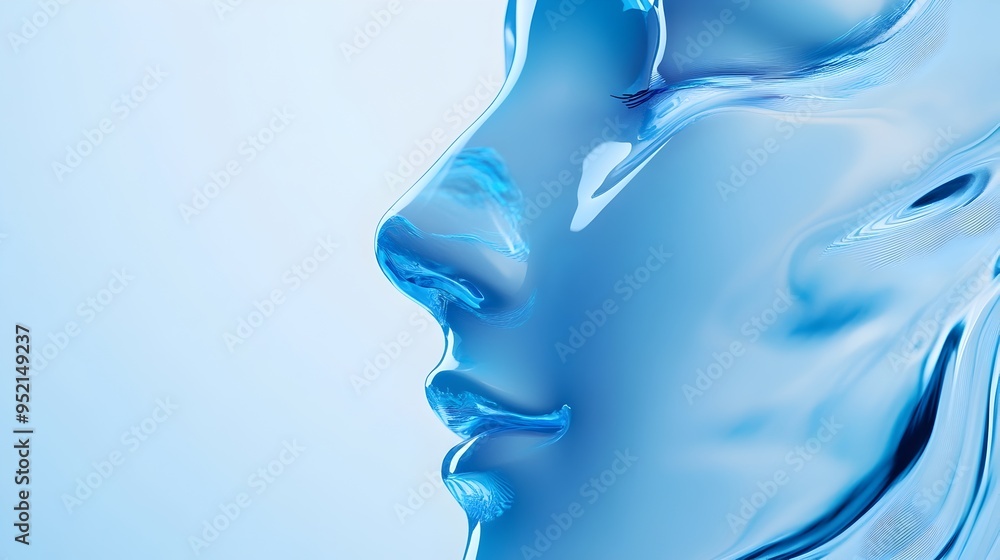 Aufkleber a digital skin sensor displaying real time data and insights for personalized skincare and wellness 