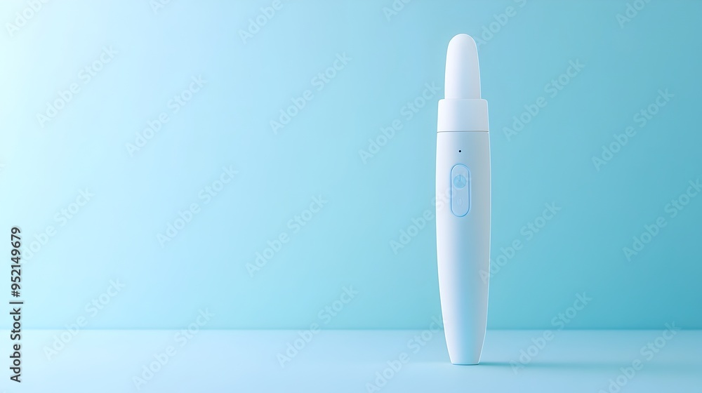 Poster sleek and intelligent skincare applicator with connected app controls for personalized skin care rou