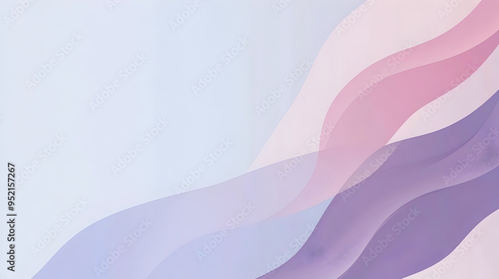 Aufkleber elegant and minimalistic slide background with a soft gradient of deep purple lavender light blue an