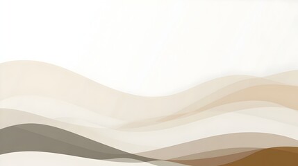 Obraz premium Elegant Minimalist Slide Background in Soft Brown Beige and Taupe Tones Providing a Calm and Serene Backdrop for Presentations Websites and Creative Designs