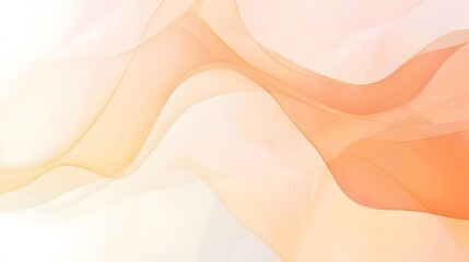 Obraz premium Minimalist Gradient Background with Warm Orange Light Yellow Soft Peach and Pale White Tones Leaving Ample Empty Space for Versatile Use in Designs Presentations or Websites
