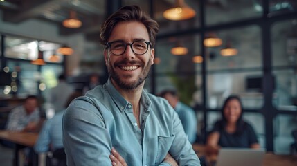 Successful Business Pitch Impressing Investors in Modern Office Setting