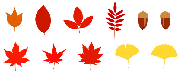 紅葉イラスト素材集 © Mina3