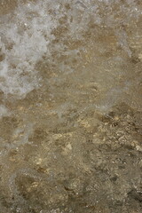 water flowing into the river