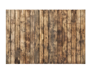 Wooden Panel Wall with Modern Design on white background