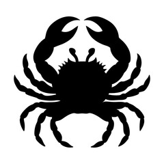 red crab isolated on white