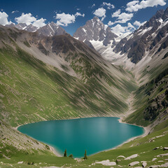 lake in the mountains