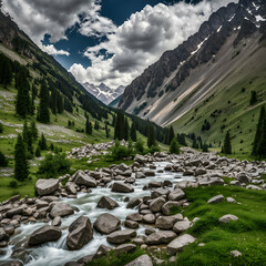 landscape with river