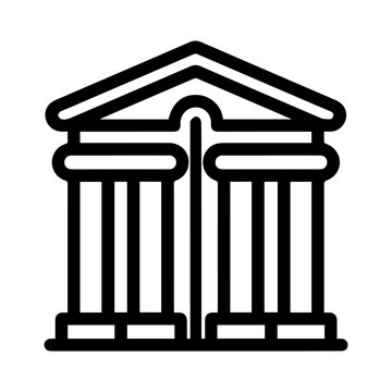 recommend clip art: Finance icon or modern line symbol. Vector line art and icon design with bold outline. Black and white Pixel Perfect minimalistic symbol isolated white background. Silhouette simple thin sign