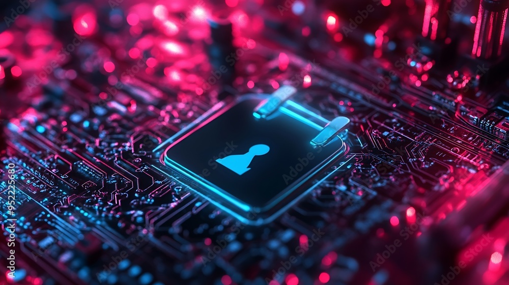 Leinwandbilder Cyber security network privacy data protection concept Computer programmer team with network security system software development data encryption innovation cybersecurity technology ba : Generative AI