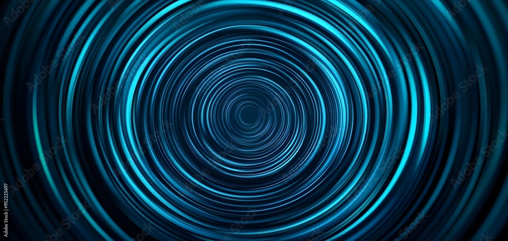 Poster abstract blue swirling background representing motion, energy, and digital technology in a dynamic c