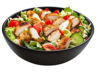 A fresh and healthy bowl of salad with seasonal greens