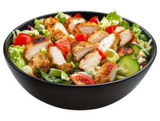 A fresh and healthy bowl of salad with seasonal greens