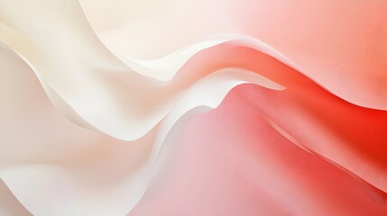 Elegant Minimalist Background in Soothing Coral and Cream Tones Leaving Ample Blank Space for Text Graphic or Content Placement