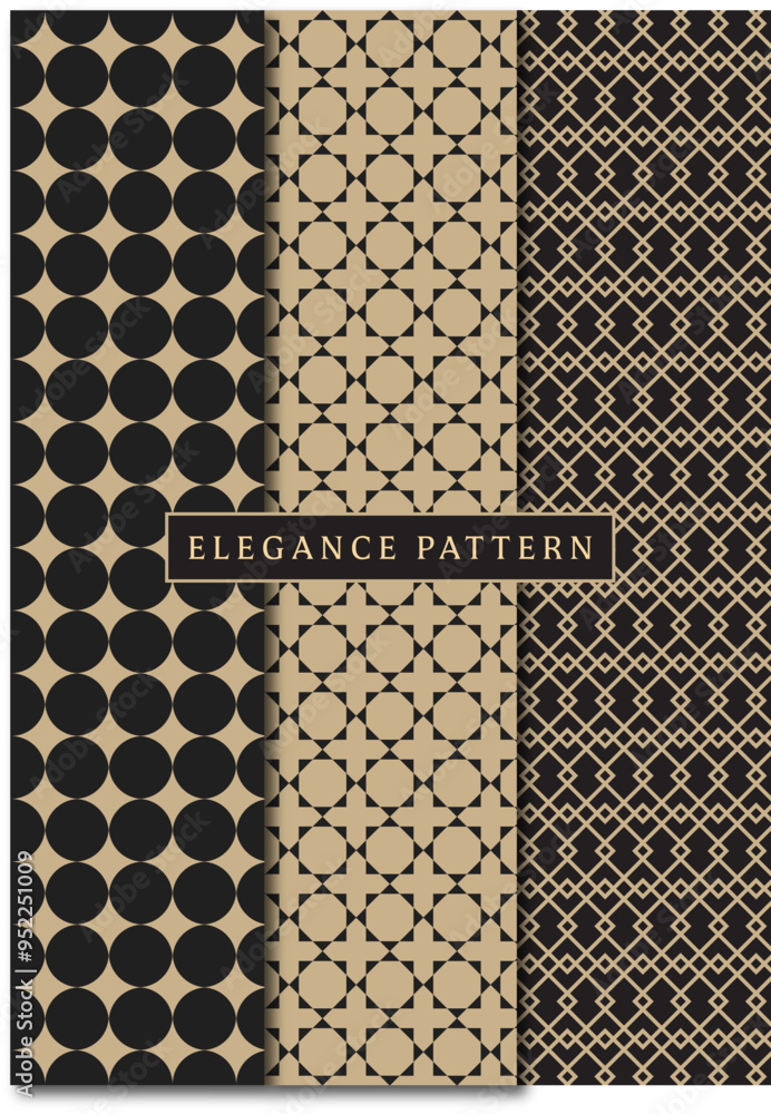 Sticker elegance pattern template style classic