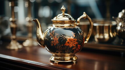 Crockery collection ornate souvenirs antique