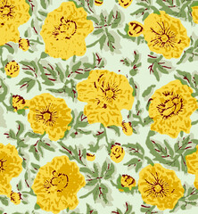 Ajrakh Pattern and block print and batik print Background digital printing textile pattern
